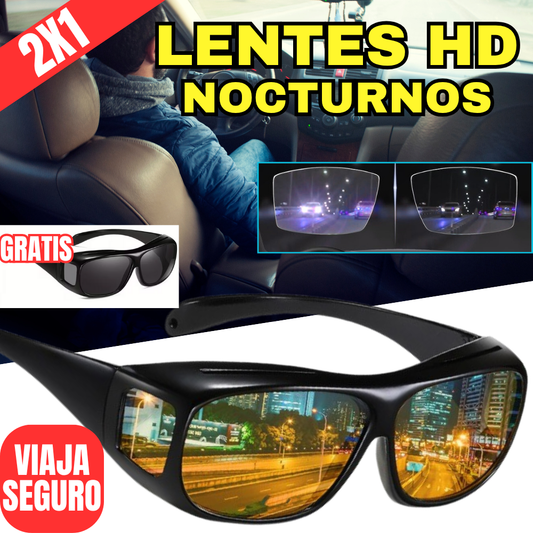 Visión Total - (2x1) Lentes HD de Día y Noche con Super Visión - Viaja con confianza en todo momento