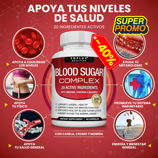 Complejo Nutricional para tu Bienestar, Suplemento Equilibrante con Canela, Cromo y Extractos Vegetales, Suplemento Premium
