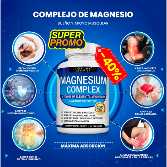 Complejo de Magnesio - Potencia tu Rendimiento Físico y Mental